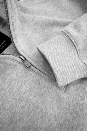 Glendale Unisex Grey Melange Closeup 2